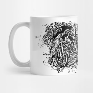 Downhill Rush (black) Mug